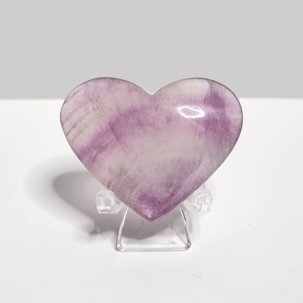 Paars Fluoriet hart 46g