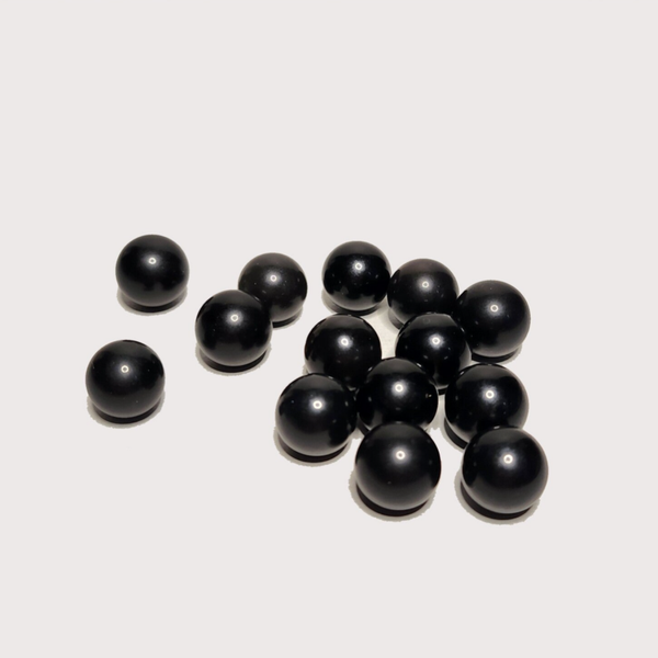 Obsidiaan parels 12mm