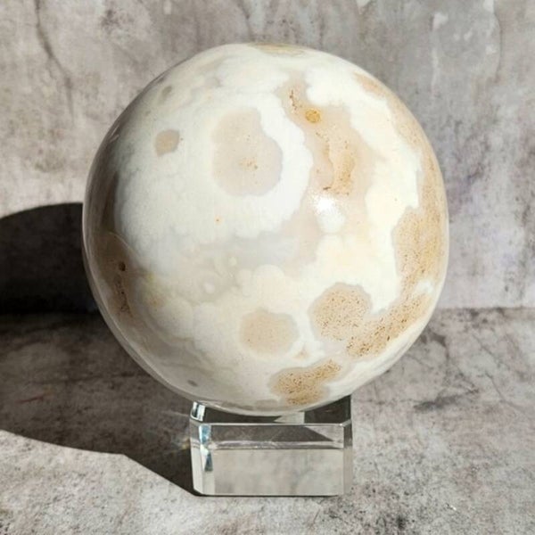Witte Agaat bol 360g