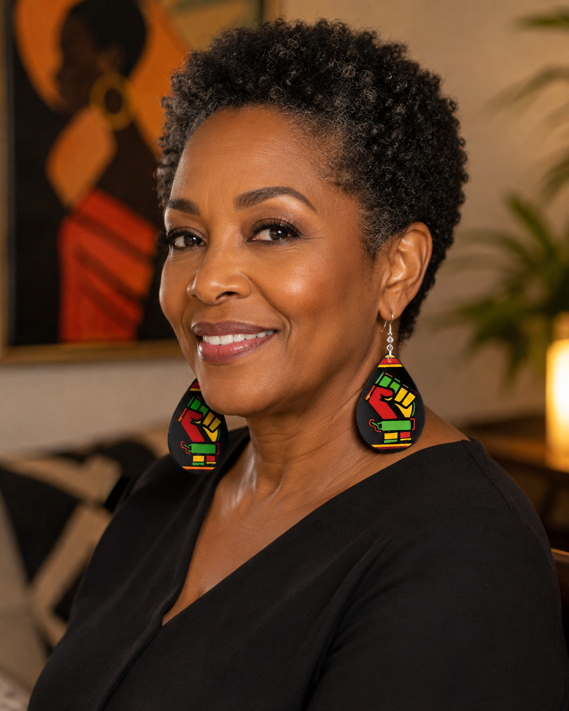 Juneteenth Fist Earrings