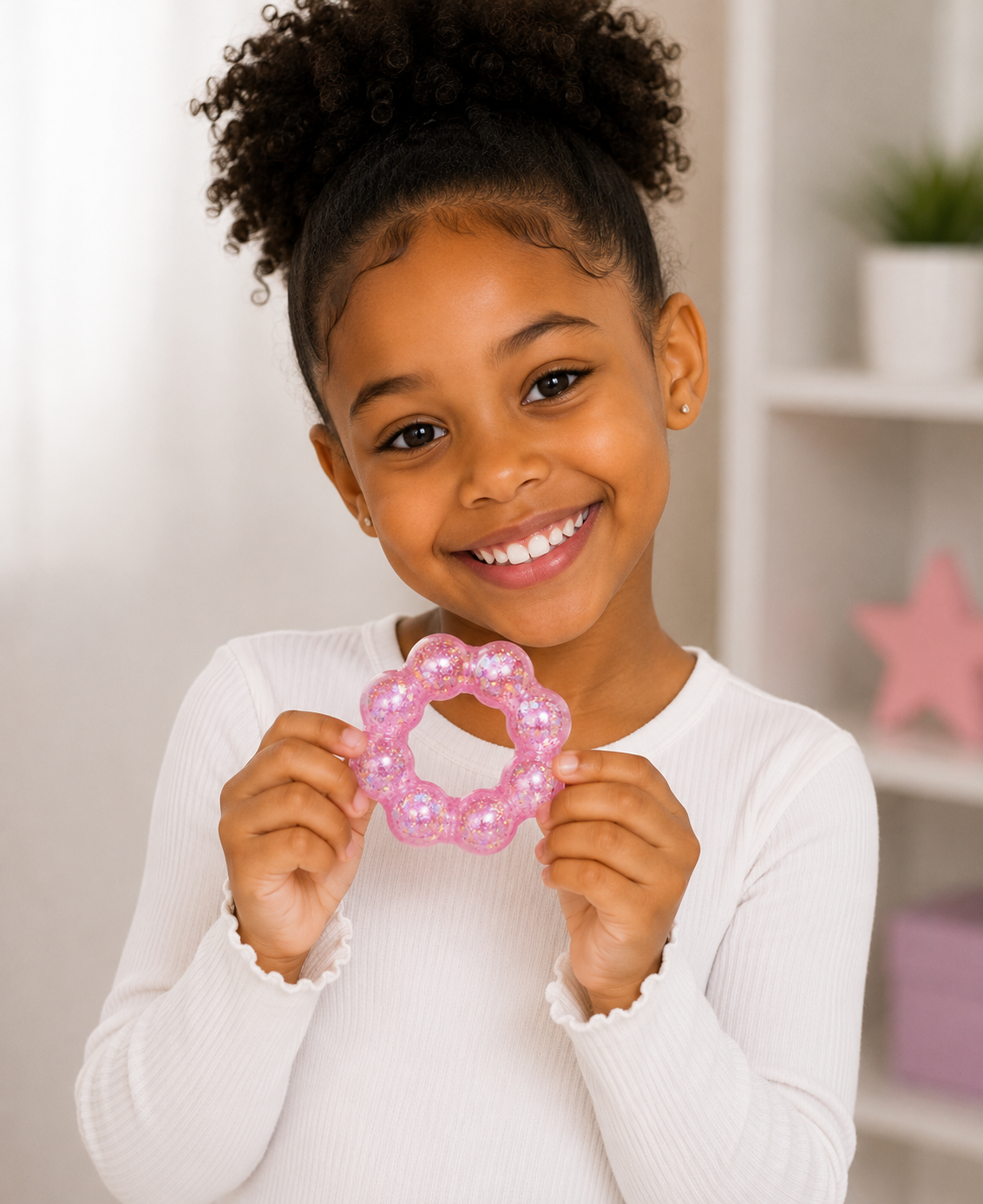 Feelzies™ Air Soft Squishy Bracelet Bubblegum Glow