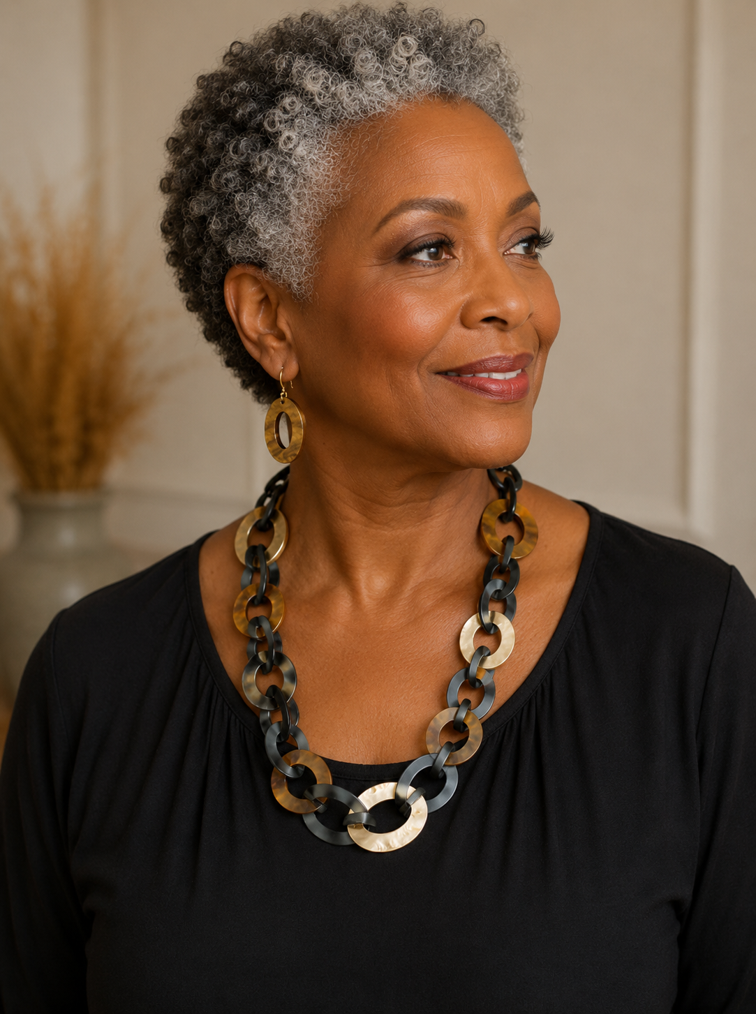 Contemporary Linked Statement Jewelry Set