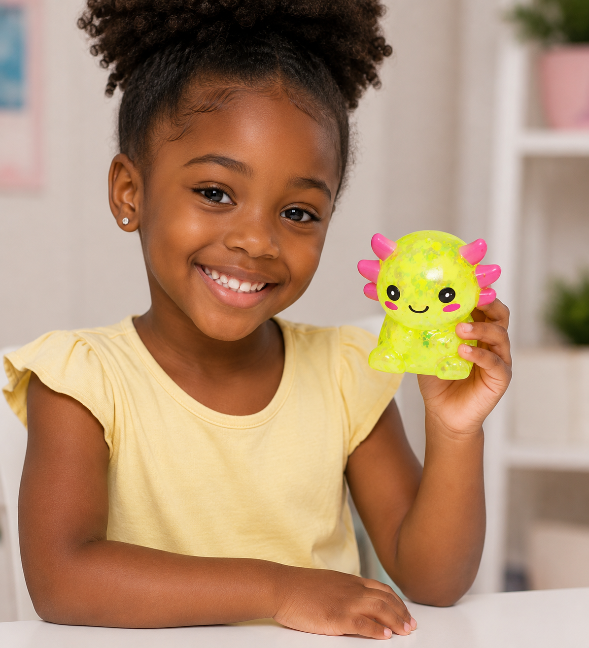 Yellow Salamander Stress Relief Toy