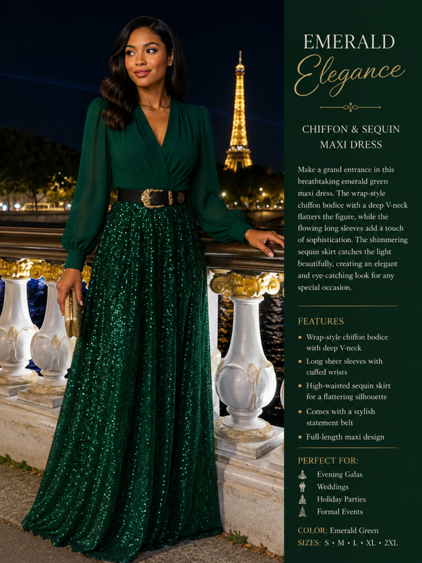 Emerald Elegance Jumpsuit