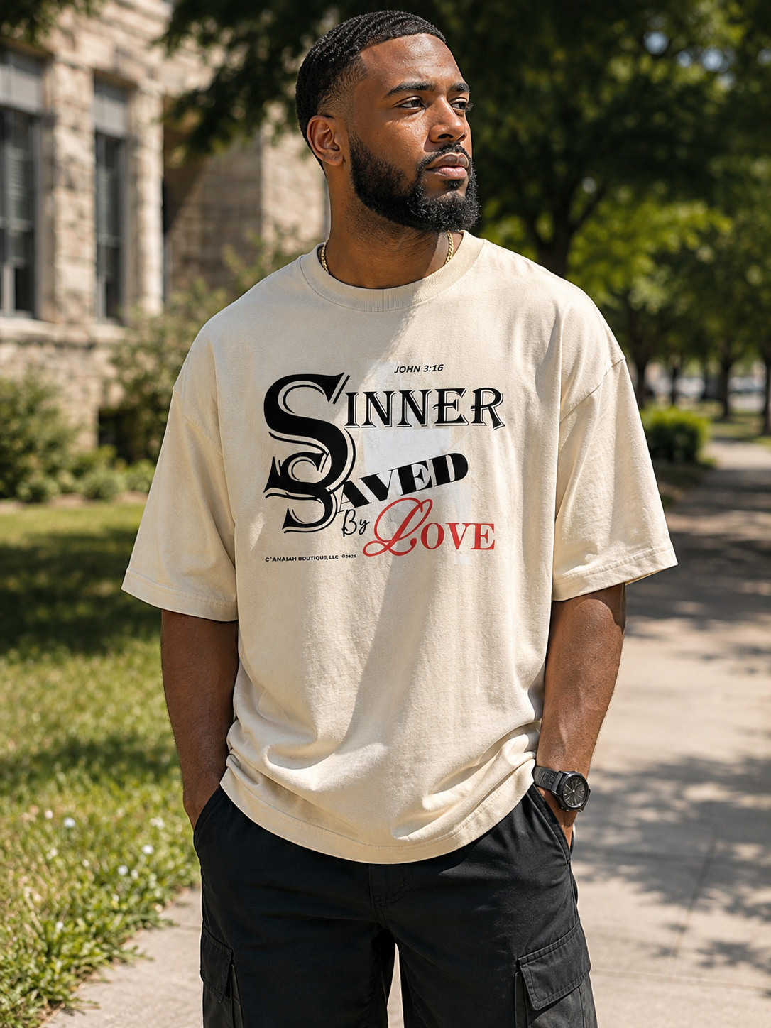 Sinner Saved by Love - G’ Anaiah Boutique Exclusive Tan