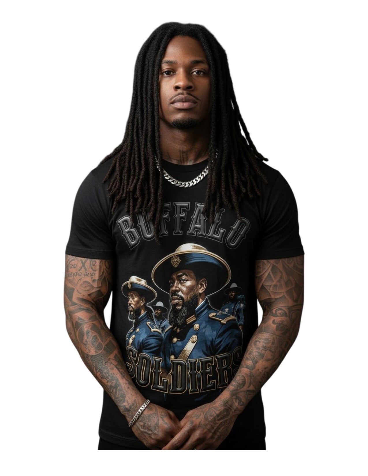 Buffalo Solders Black T Shirt