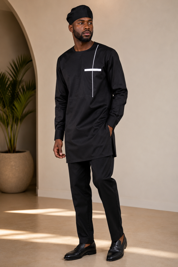 African Heritage Men’s Three-Piece Set