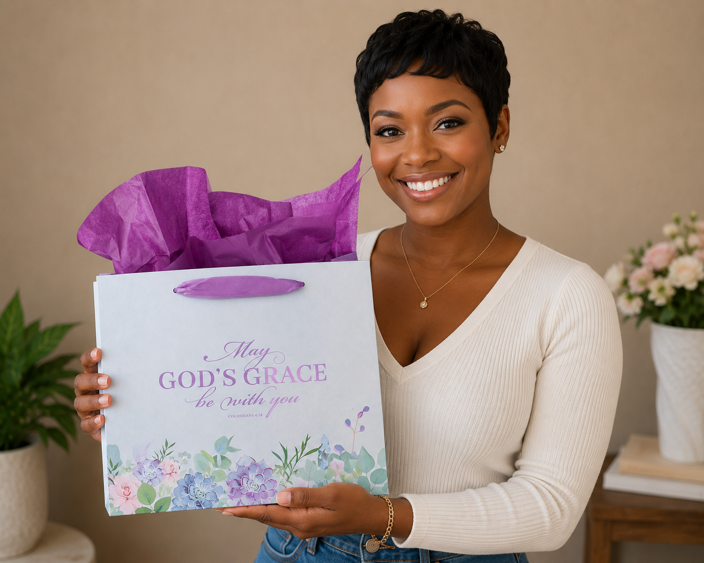 Large Gift Bag God's Grace