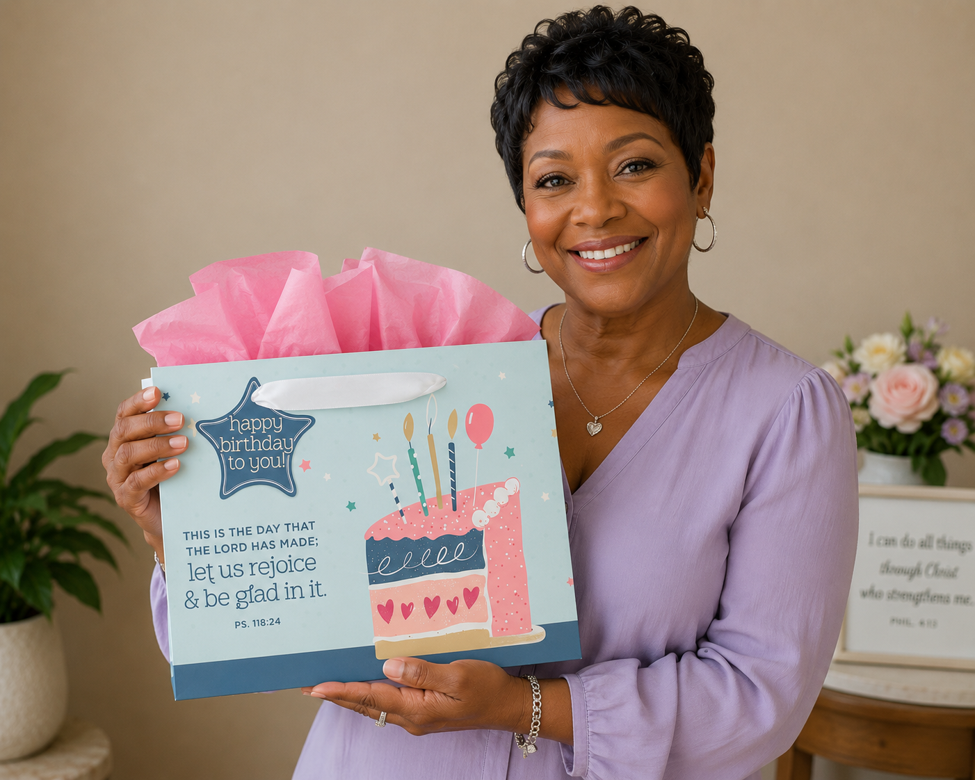 Gift Bag Happy Birthday Let Us Rejoice