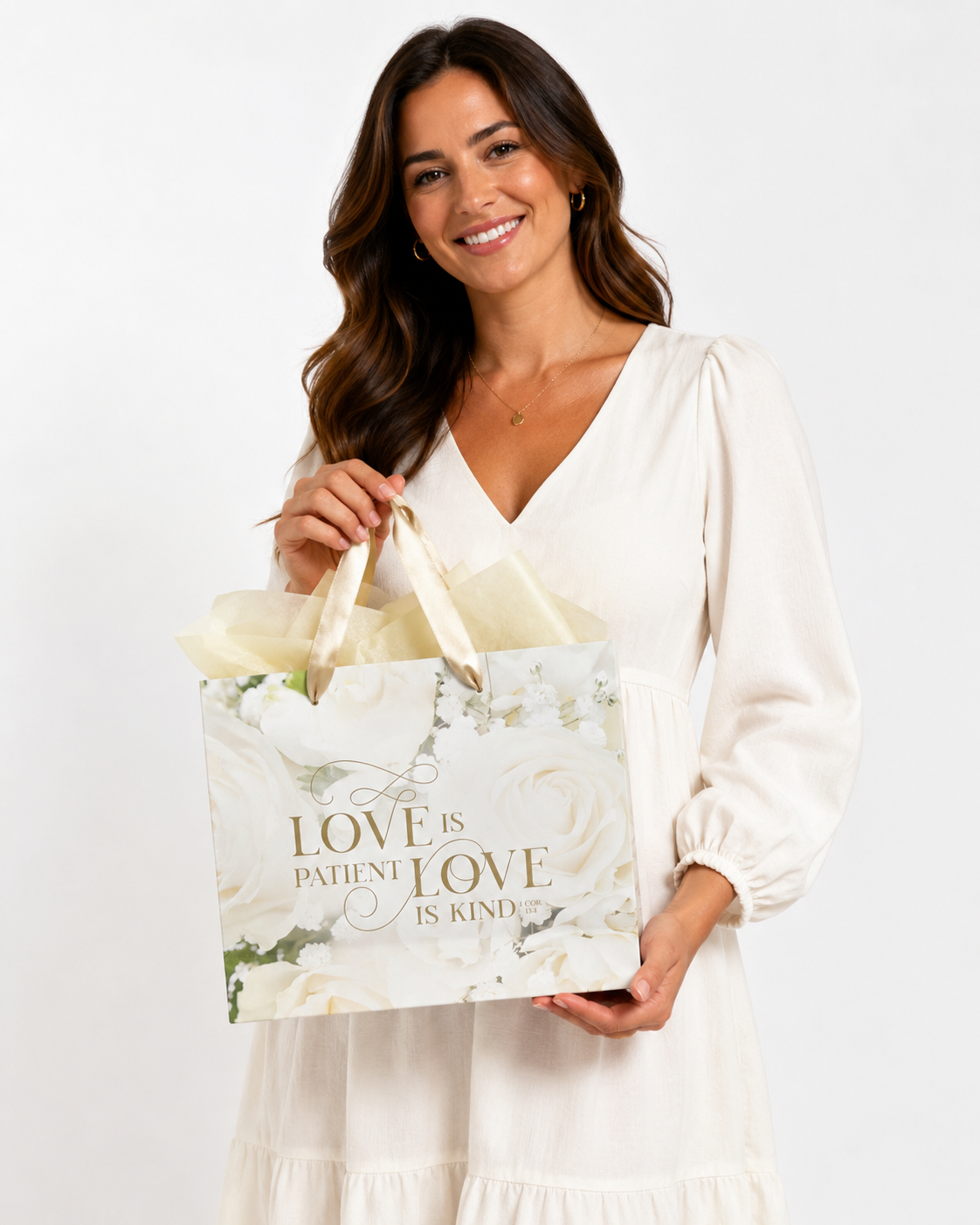 Love is Patient Love is Kind Large Gift Bag