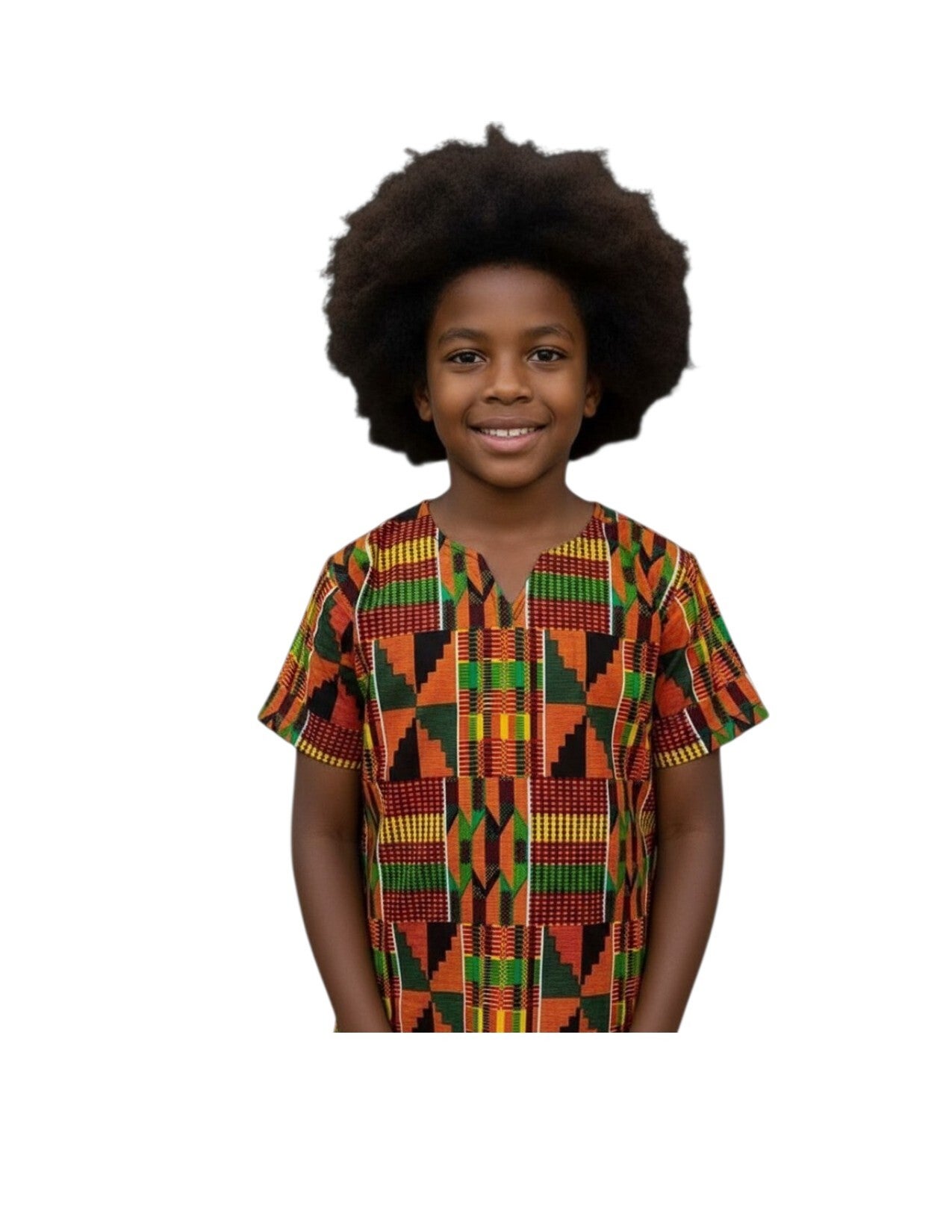 Child's Kente Shirt Dashiki 6T K021