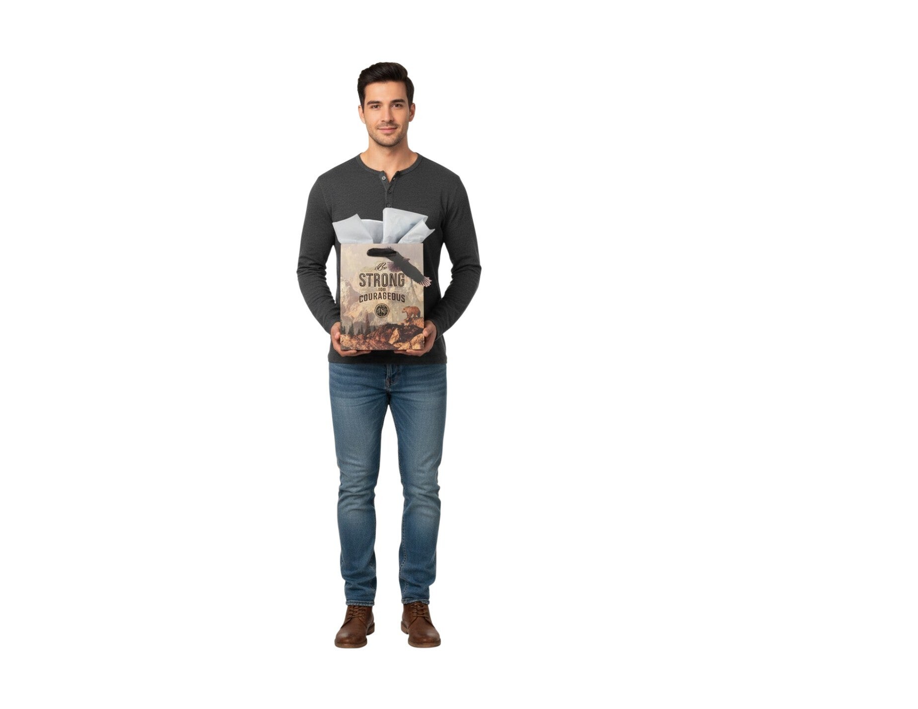 Strong and Courageous Gift Bag
