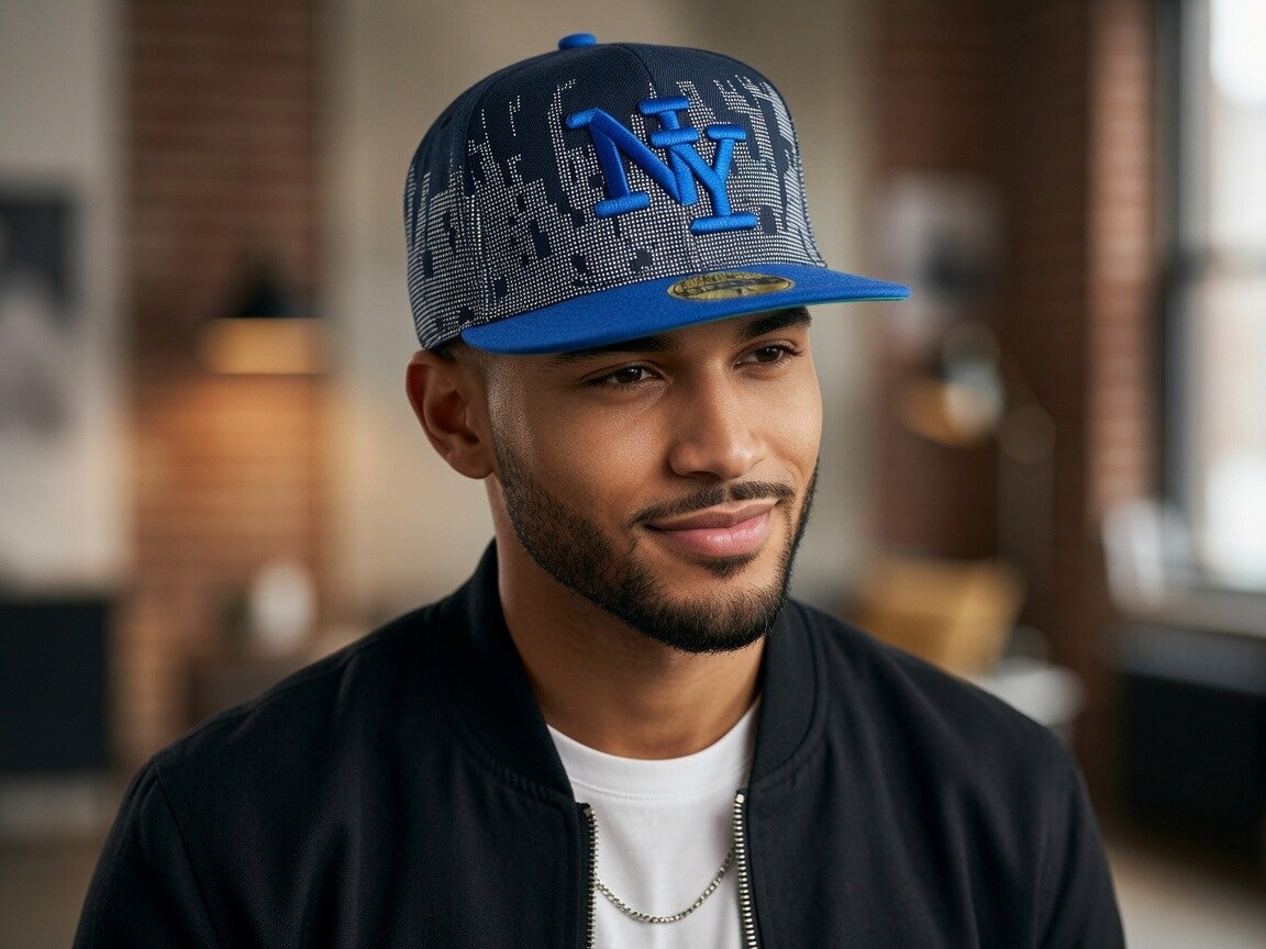 NY Blue and White Ballcap
