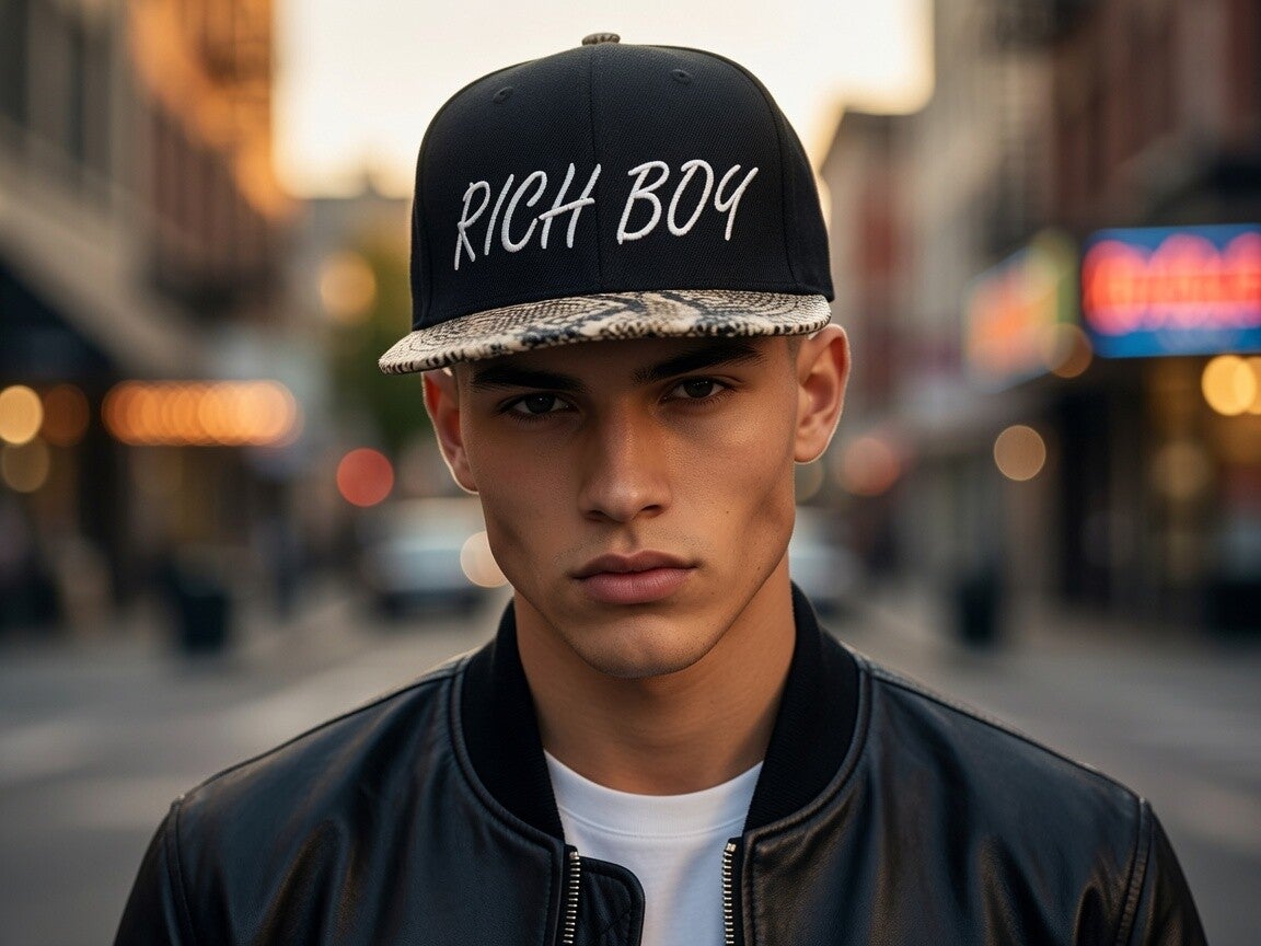 Rich Boy Snakeskin Ballcap