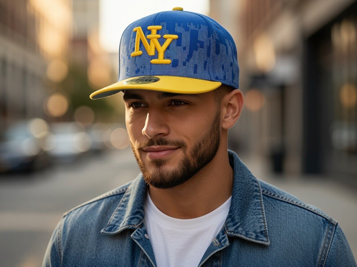 Blue and Gold NY Ballcap