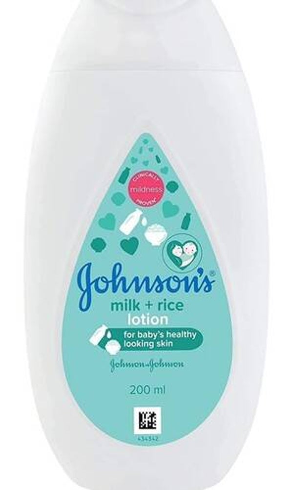 LOCIÓN JHONSON'S BABY MILK + RICE