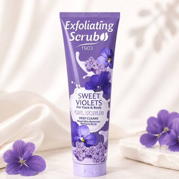EXFOLIATING SCRUB SWEET VIOLETS