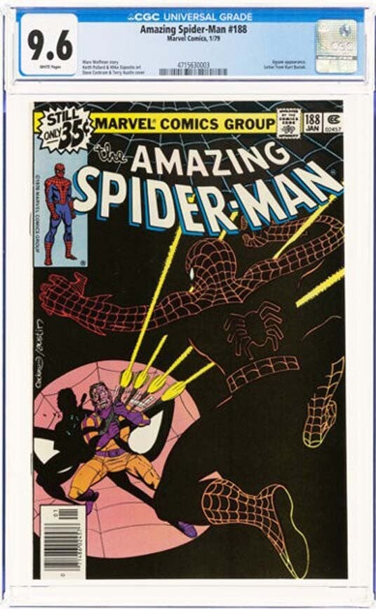 Amazing Spider-Man #188   CGC NM+ 9.6