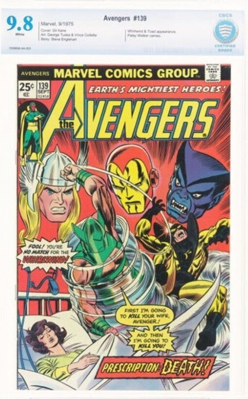 Avengers #139   CBCS NM/M 9.8