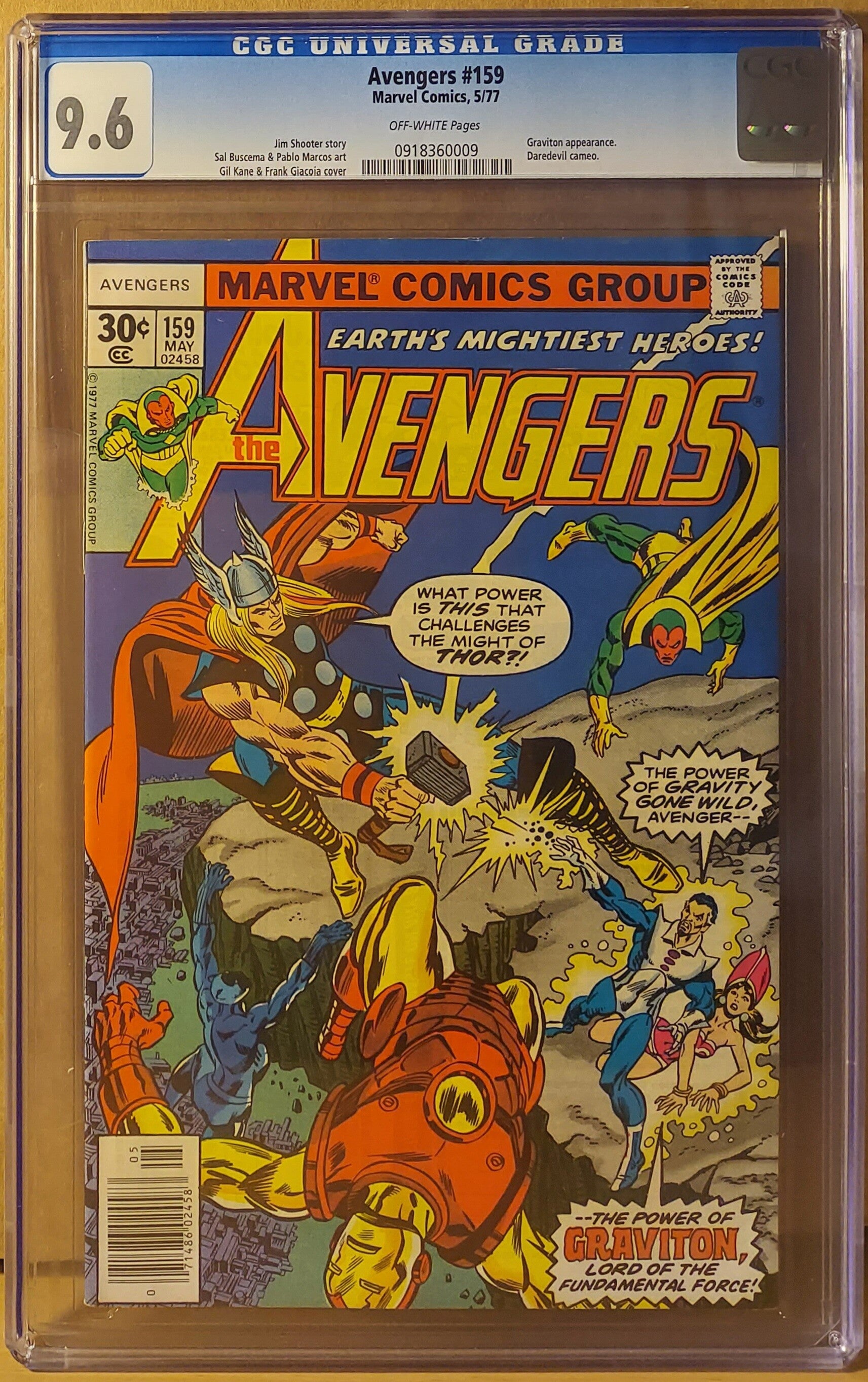 Avengers #159   CGC NM+ 9.6