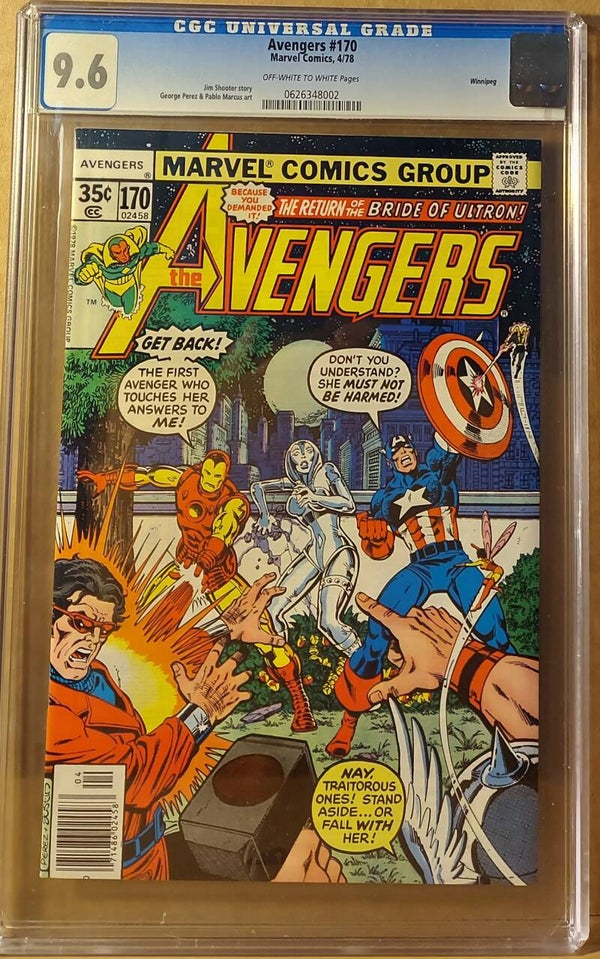 Avengers #170   CGC NM+ 9.6