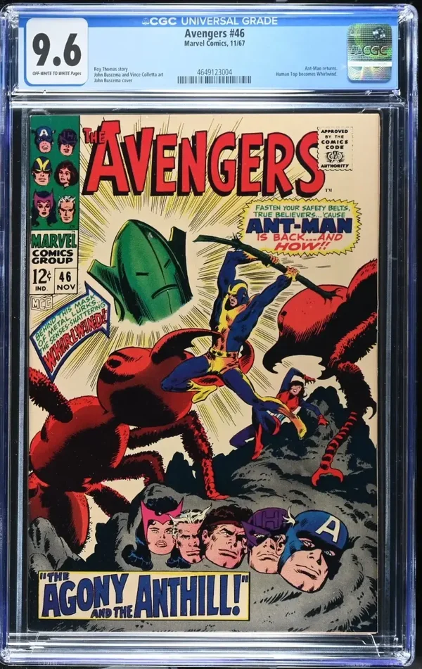 Avengers #46   CGC NM+ 9.6
