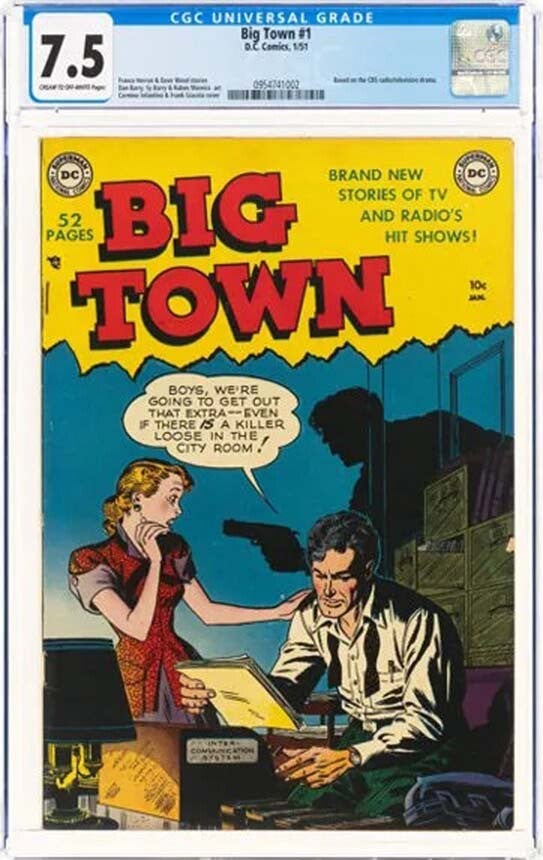 Big Town #1   CGC VF- 7.5