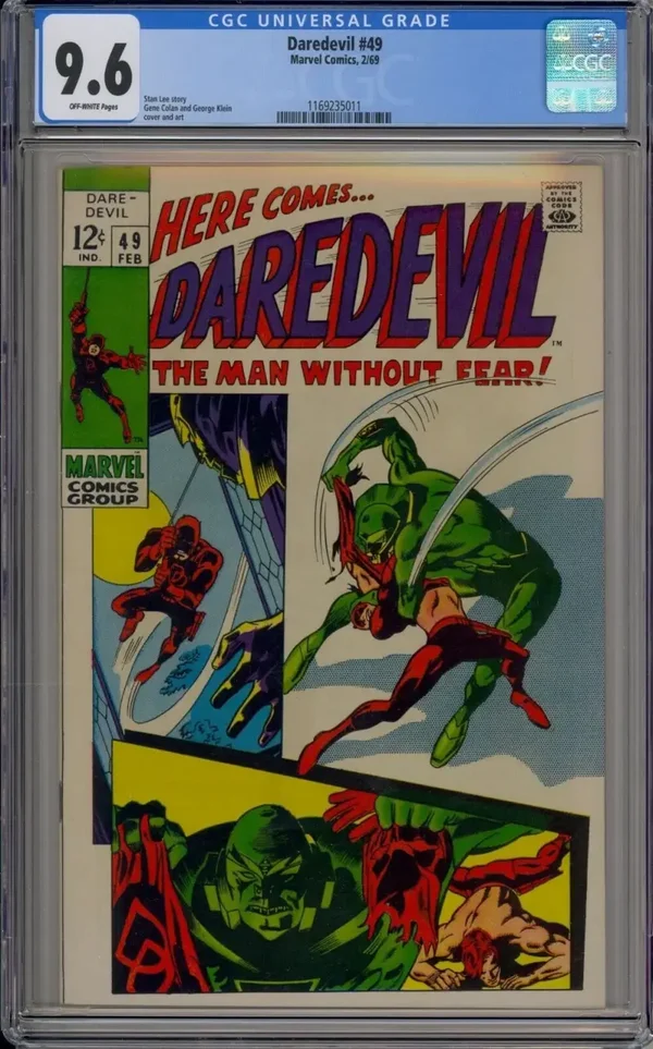 Daredevil #49   CGC NM+ 9.6
