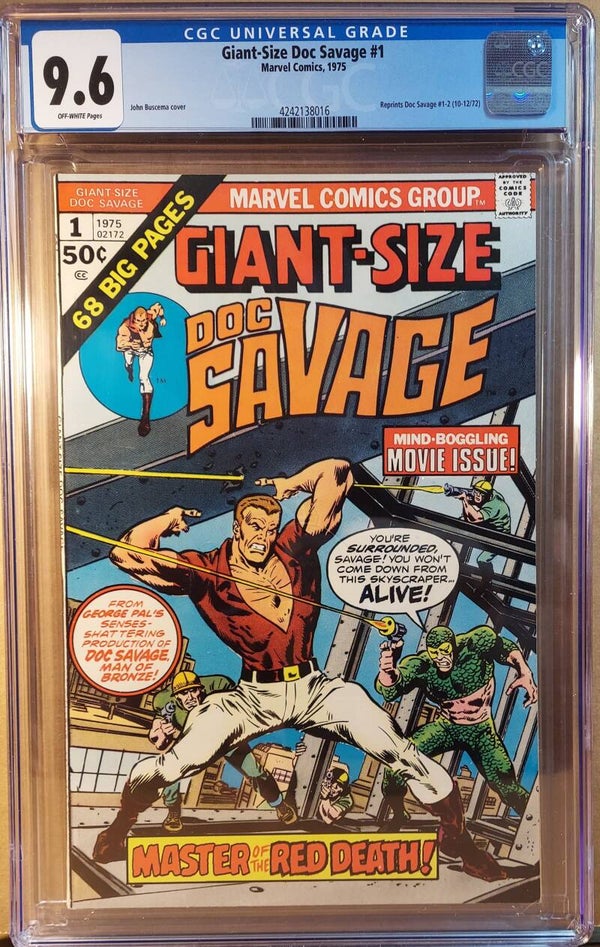 Giant-Size Doc Savage #1   CGC NM+ 9.6