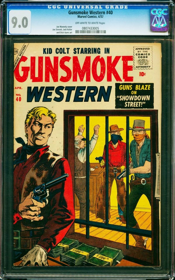 Gunsmoke Western #40   CGC VF/NM 9.0