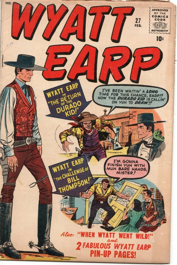 Wyatt Earp #27   G+ 2.5   Kirby cover