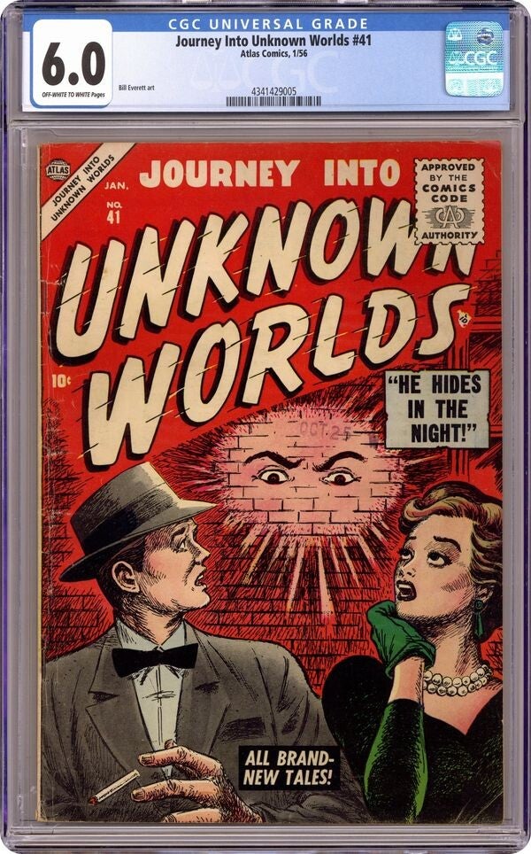 Journey Into Unknown Worlds #41   CGC FN 6.0