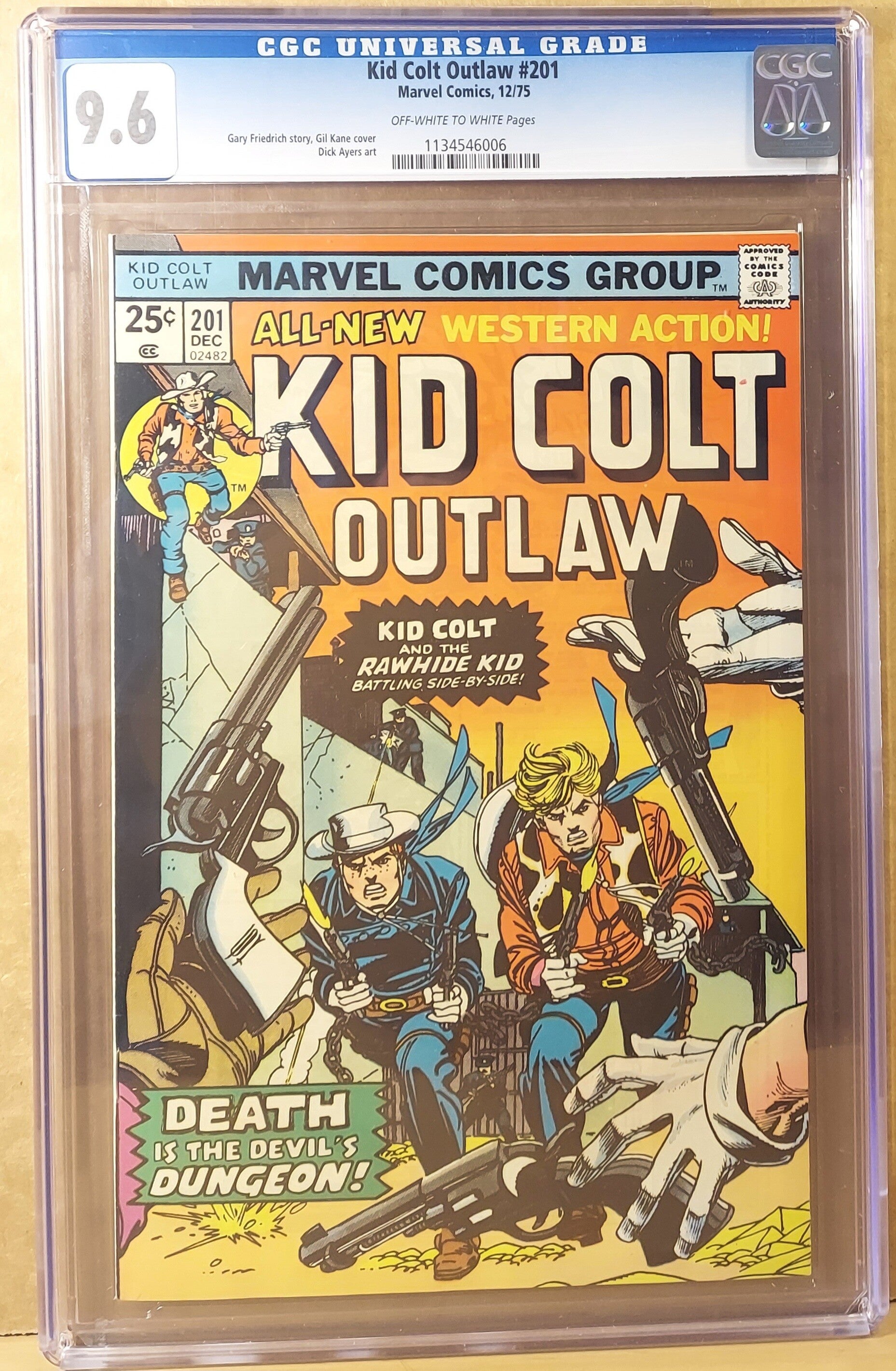 Kid Colt #201   CGC NM+ 9.6