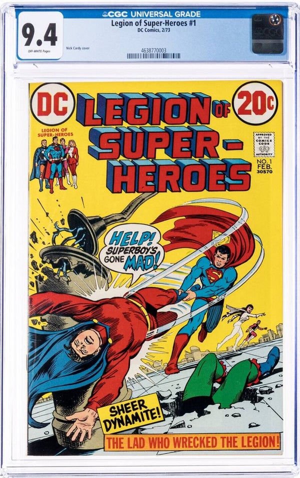 Legion Of Super-Heroes #1   CGC NM 9.4