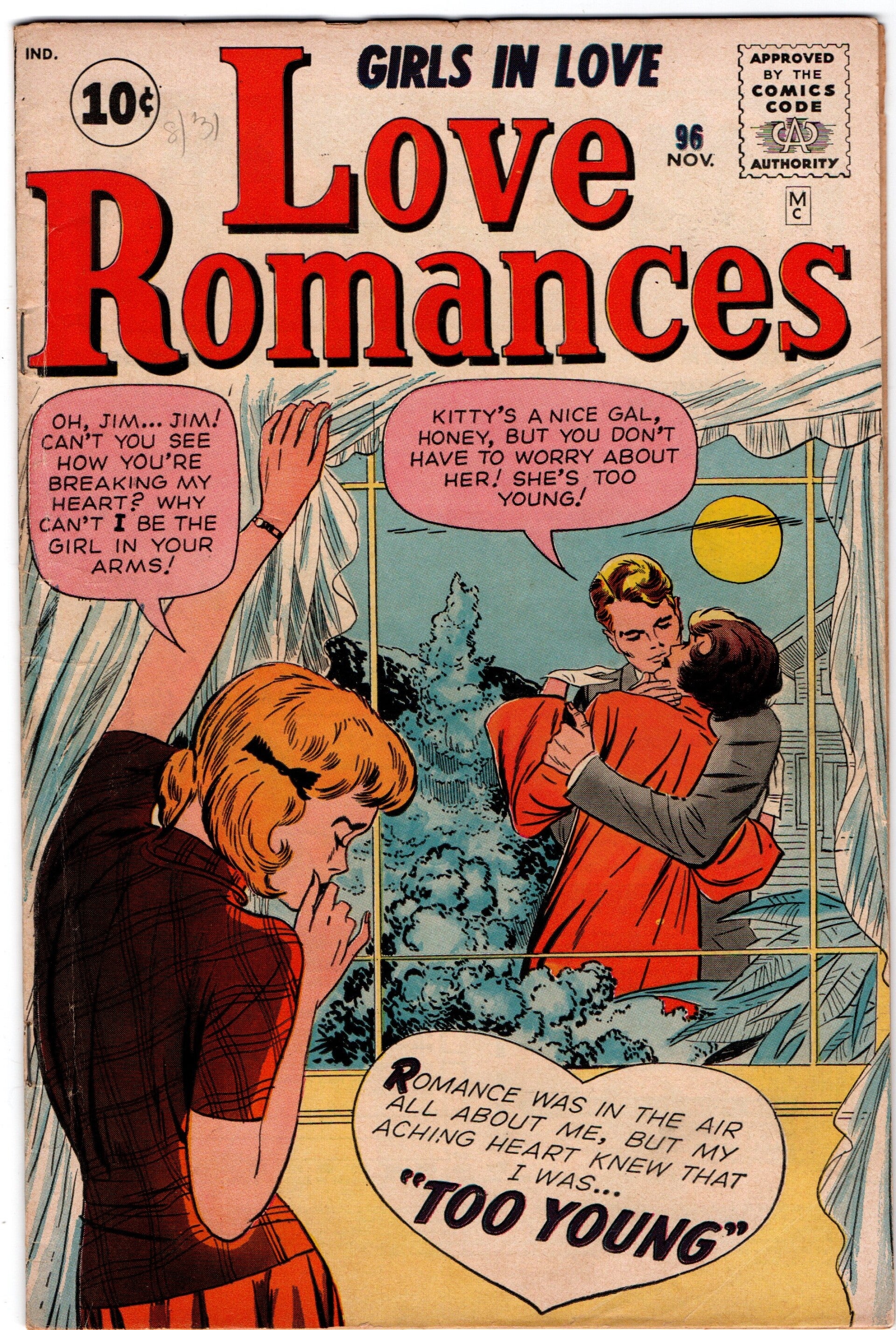 Love Romances #96   VG+ 4.5
