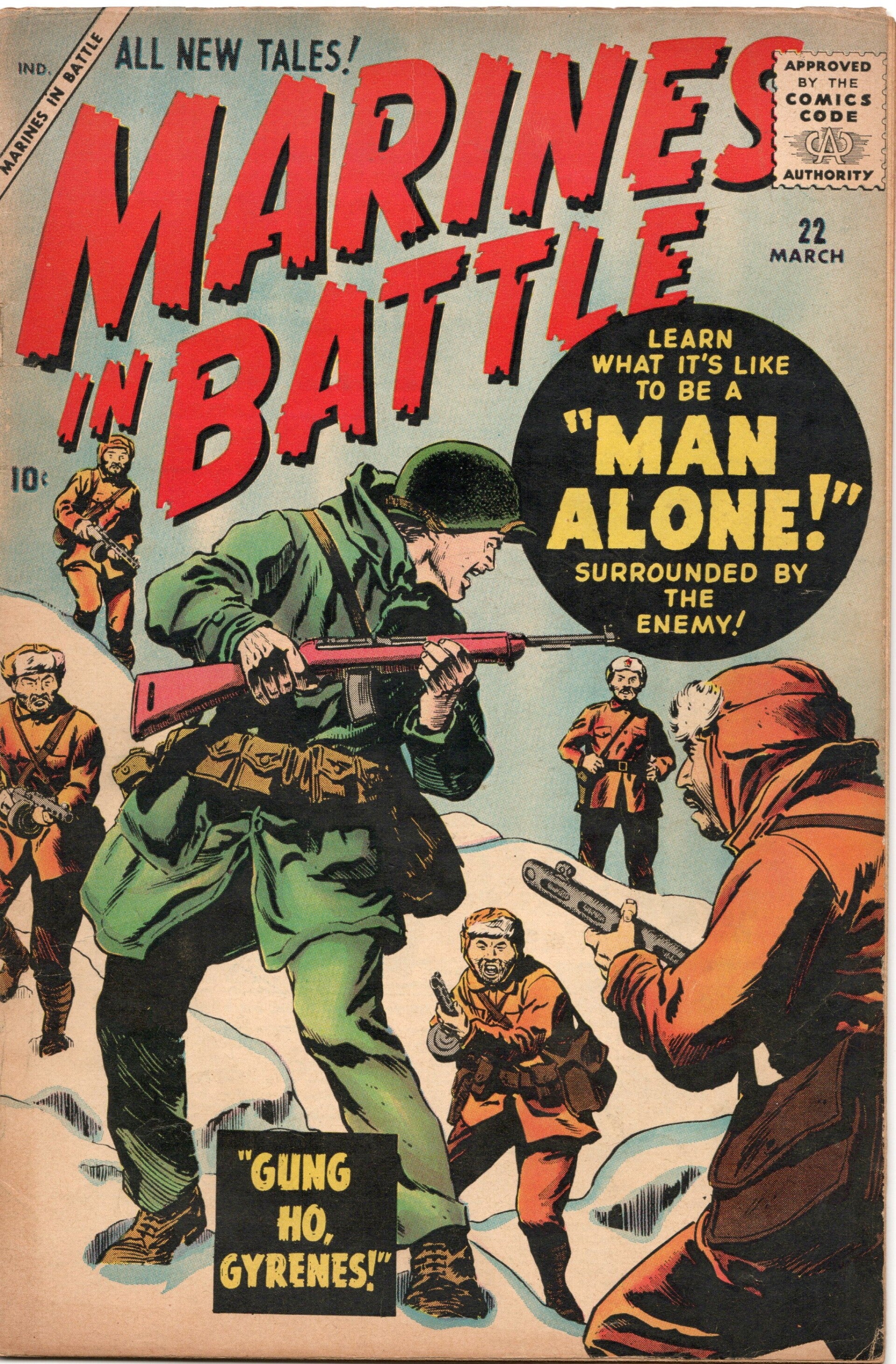 Marines In Battle #22   G/VG 3.0