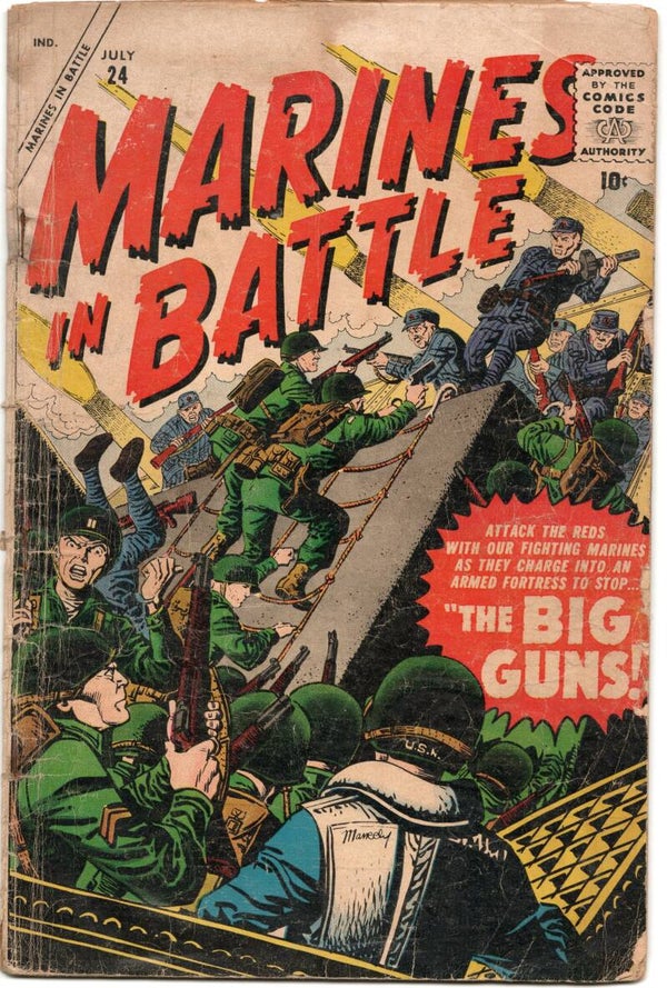 Marines In Battle #24   G- 1.8