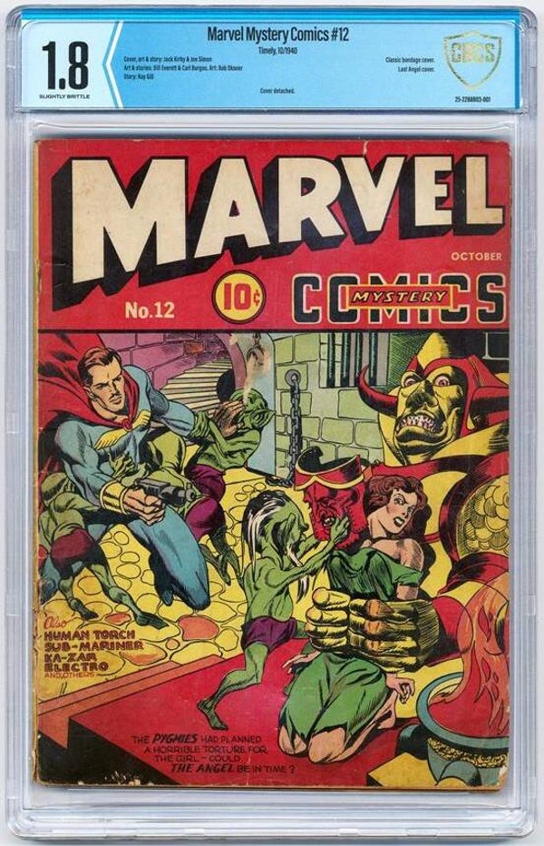 Marvel Mystery Comics #12   CBCS G- 1.8