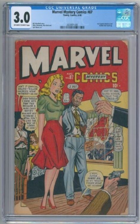 Marvel Mystery Comics #87   CGC G/VG 3.0