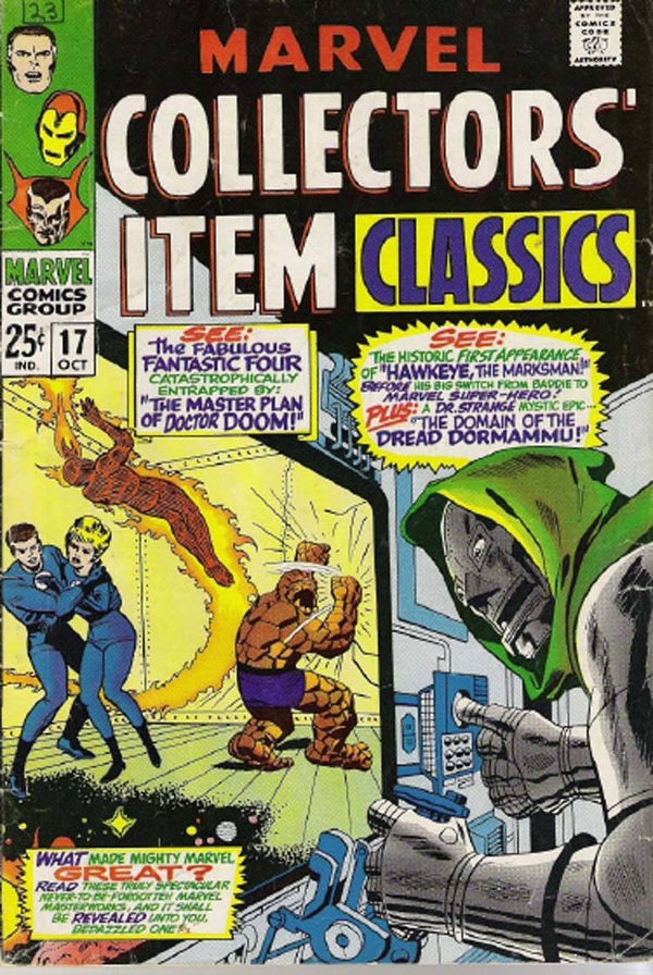 Marvel Collector's Item Classics #17   VG 4.0