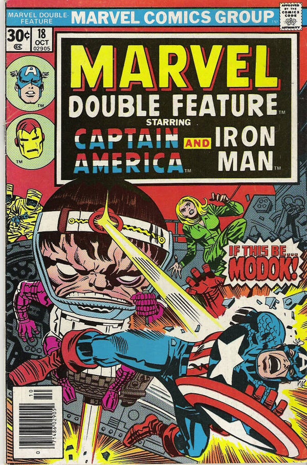 Marvel Double Feature #18   VF 8.0