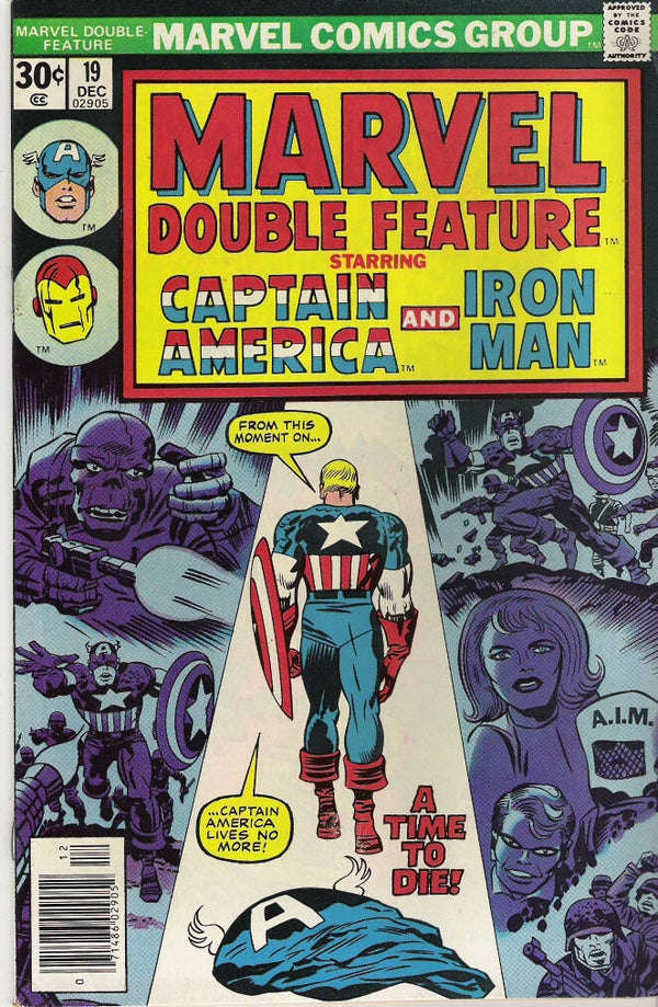 Marvel Double Feature #19   VF/NM 9.0