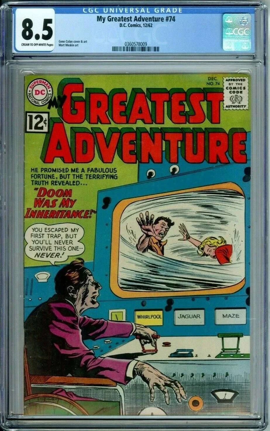 My Greatest Adventure #74   CGC VF+ 8.5