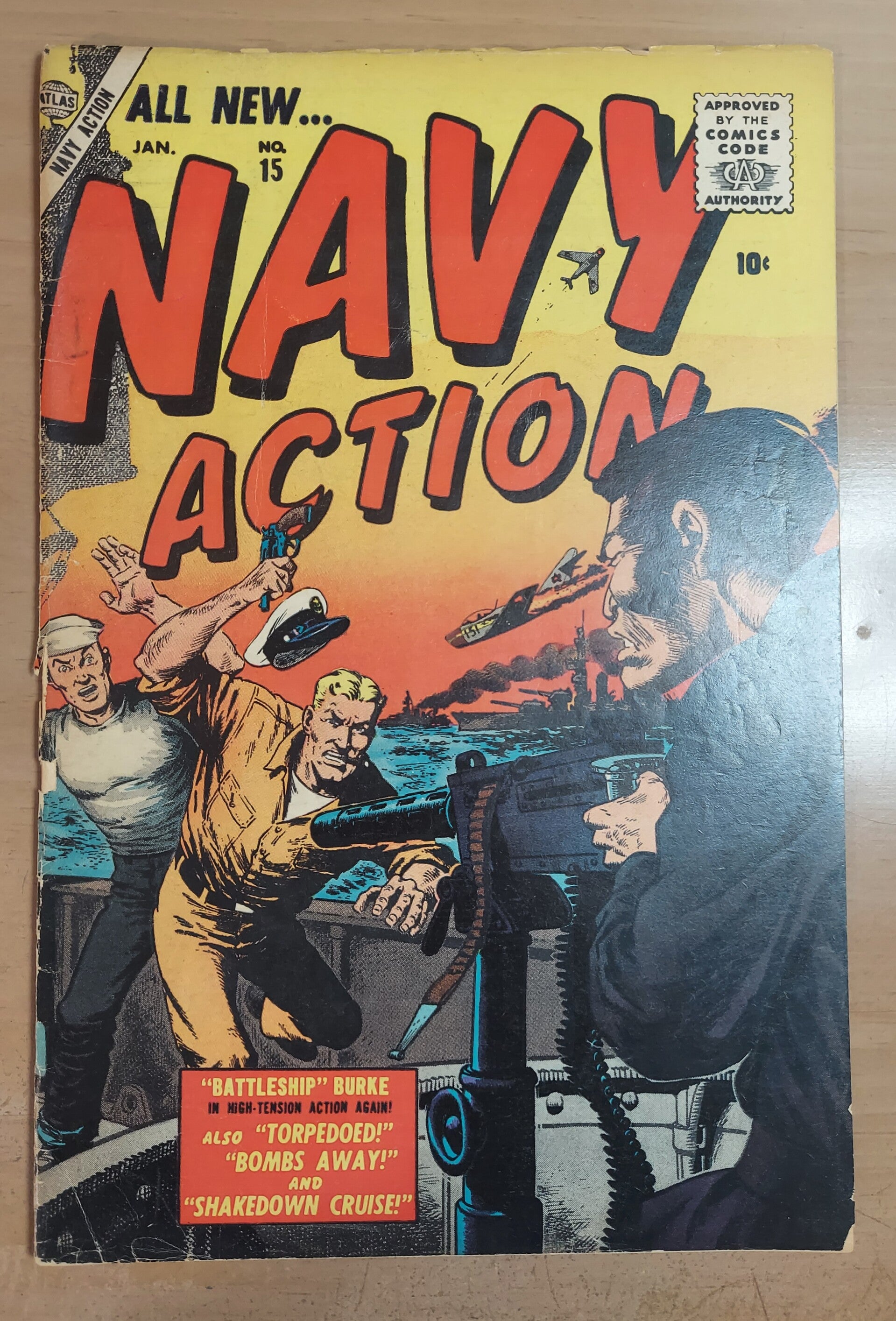 Navy Action #15   G- 1.8