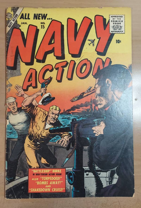 Navy Action #15   G- 1.8