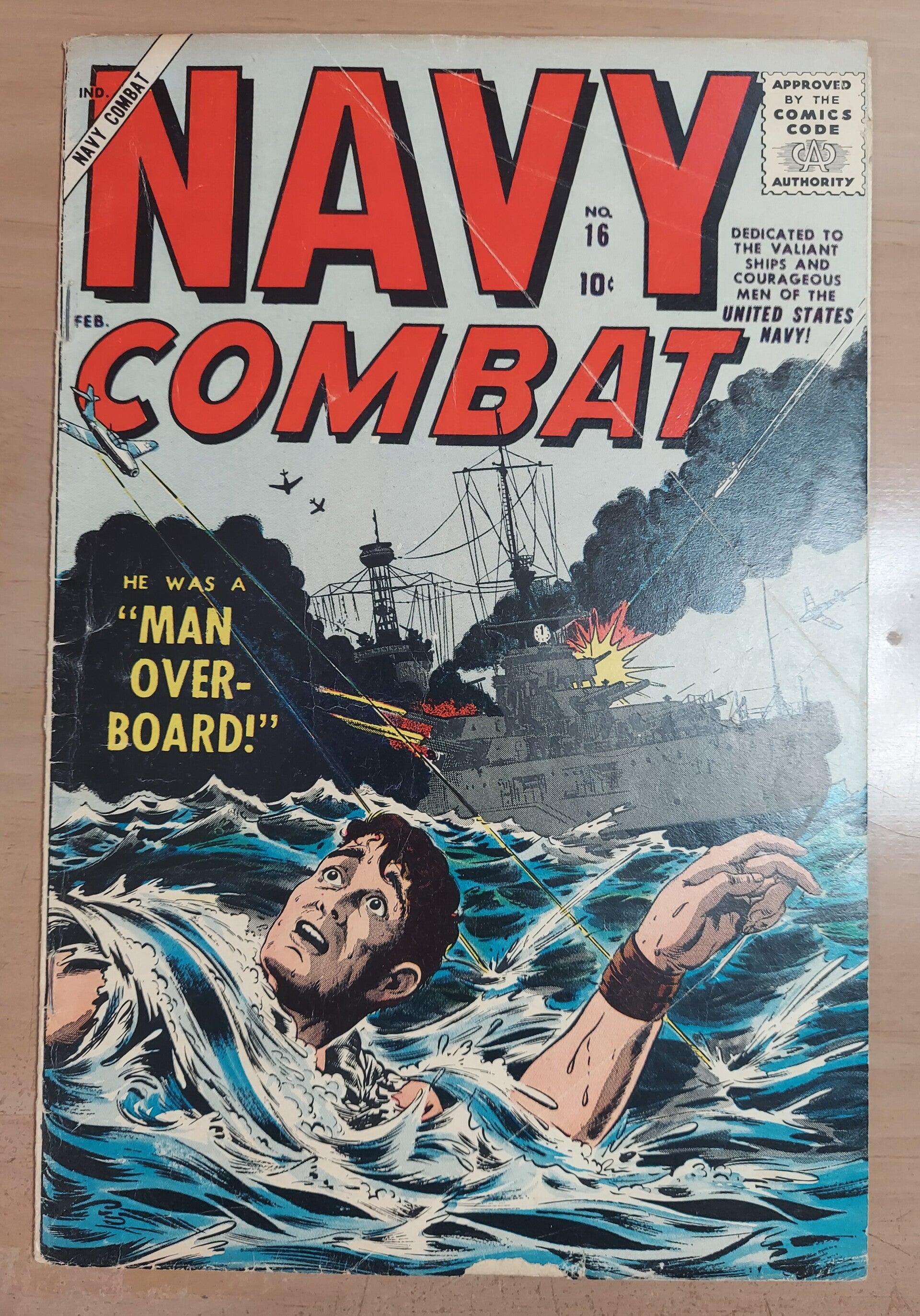 Navy Combat #16   VG 4.0