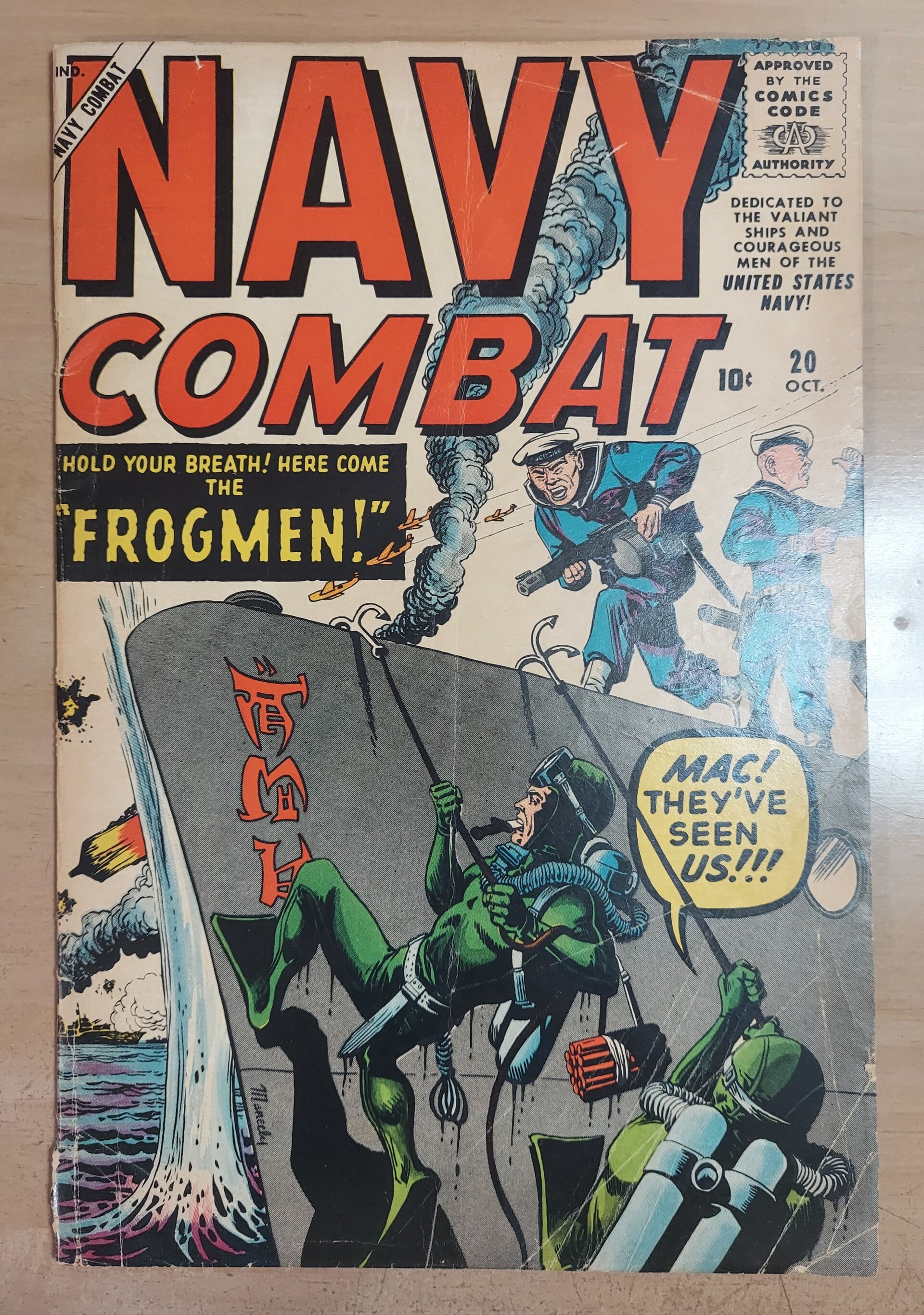 Navy Combat #20   VG 4.0