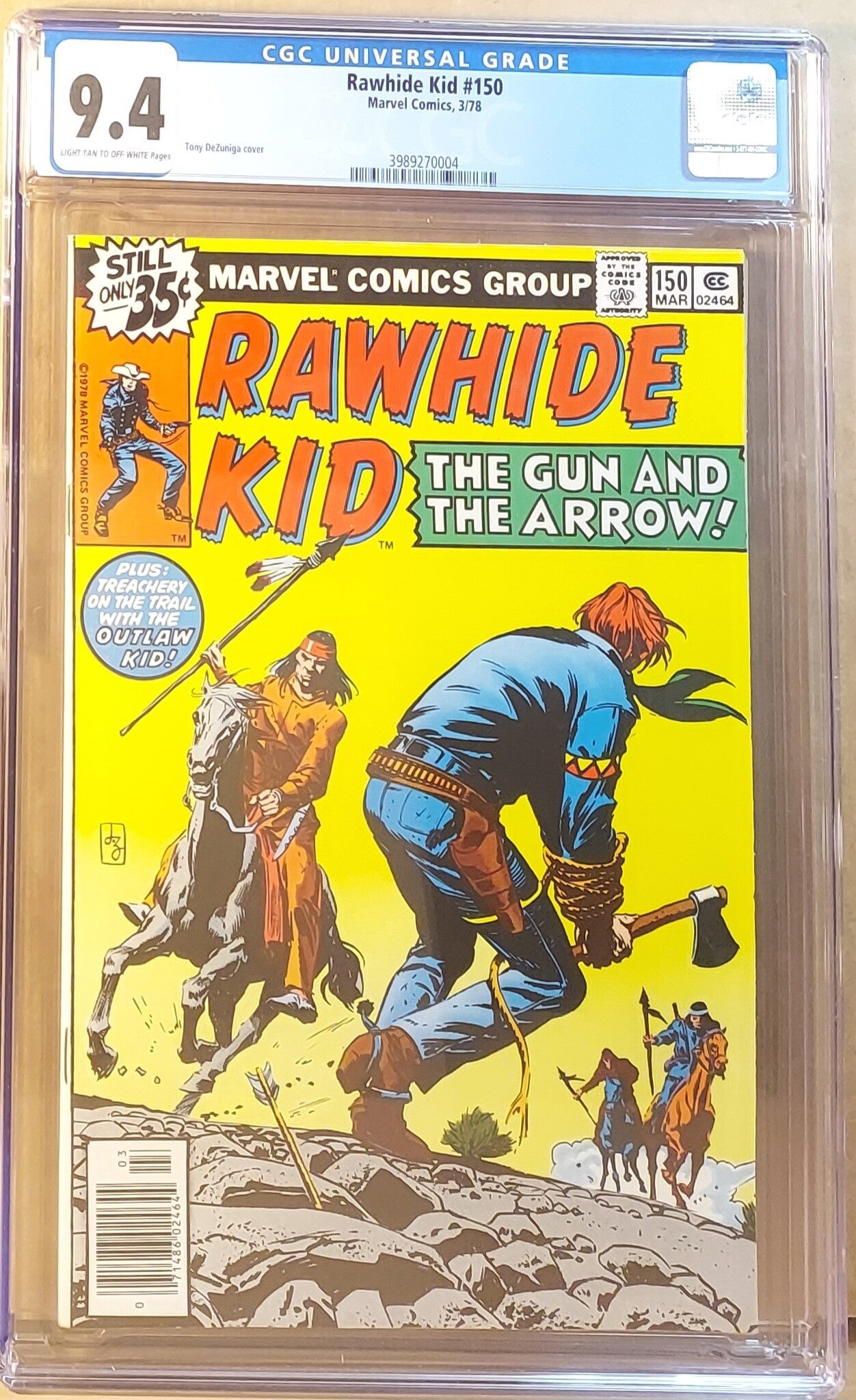 Rawhide Kid #150   CGC NM 9.4