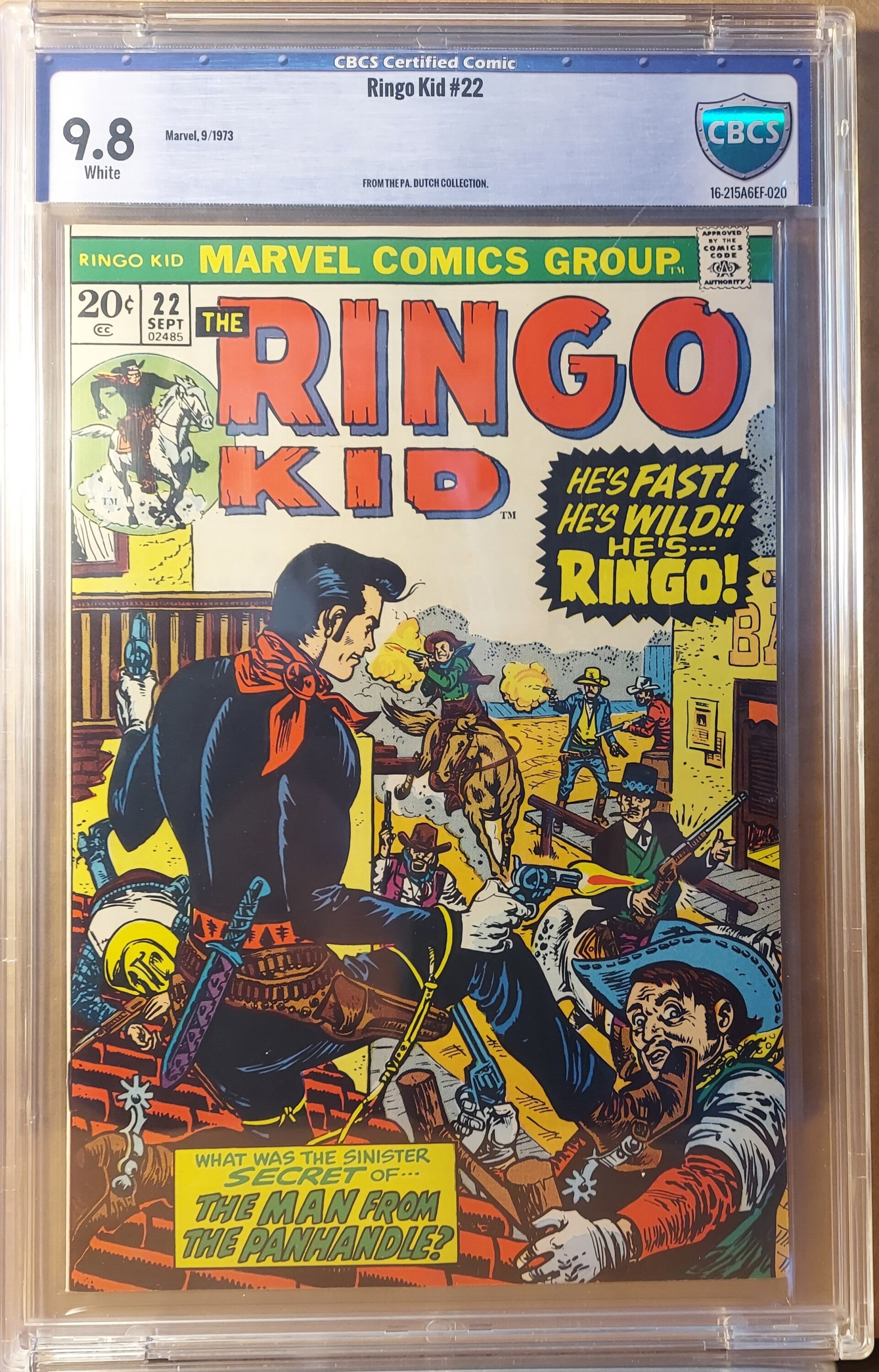 Ringo Kid #22   CBCS NM/M 9.8   highest graded