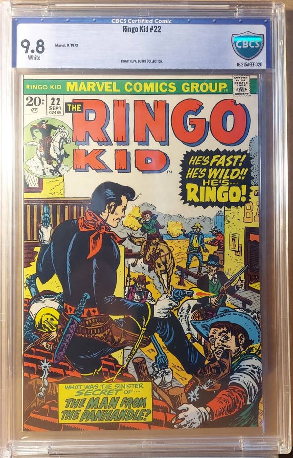 Ringo Kid #22   CBCS NM/M 9.8   highest graded